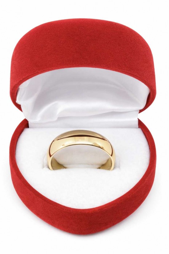 14 Ayar Bombeli Klasik Altın Alyans (6mm) - AS0002