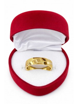 14 Ayar Burgu Desenli Altın Alyans - AS0020