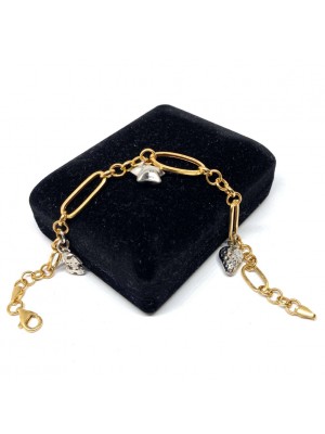 Halka Zincir Model Altın Bileklik - KB0236