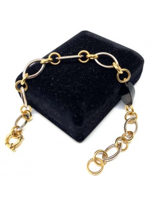 Halka Zincir Model Altın Bileklik - KB0237