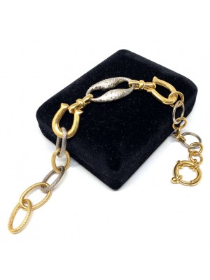 Nal Figürü Halka Model Altın Bileklik - KB0242