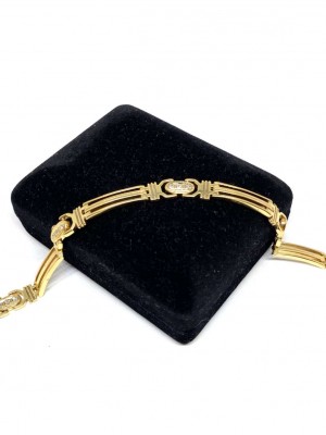 Dorika Pandora Tiffany Model Altın Bileklik - KB0262