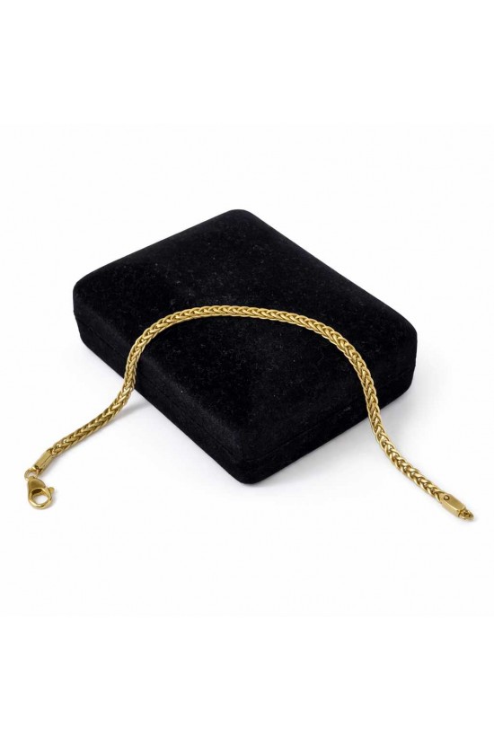 14 Ayar Altın Örgü Bileklik - KB0369