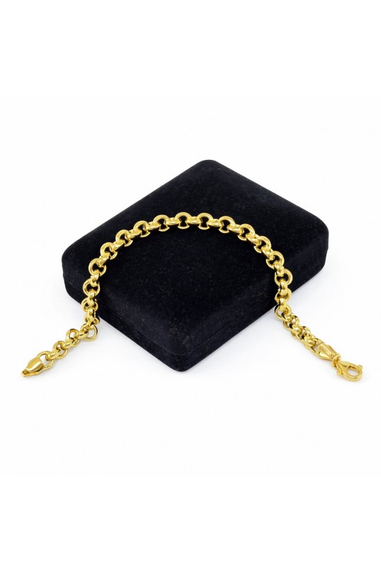 14 Ayar Altın Doç Halka Bileklik - KB0380