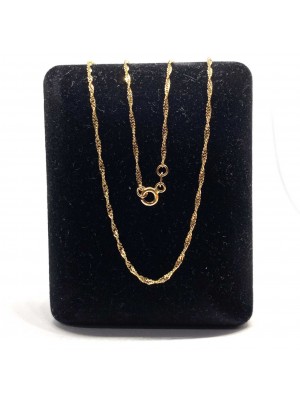 45 Cm İnce Singapur Altın Kolye - AK0259