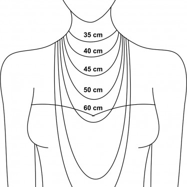 45 Cm Balık Sırtı Ezme Model Altın Kolye - AK0269