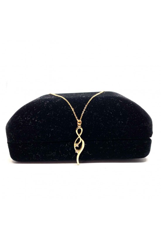 Taşlı Motif Kolye - AK0111