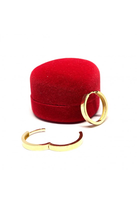 Altın Halka Küpe 14 Ayar - TK0382