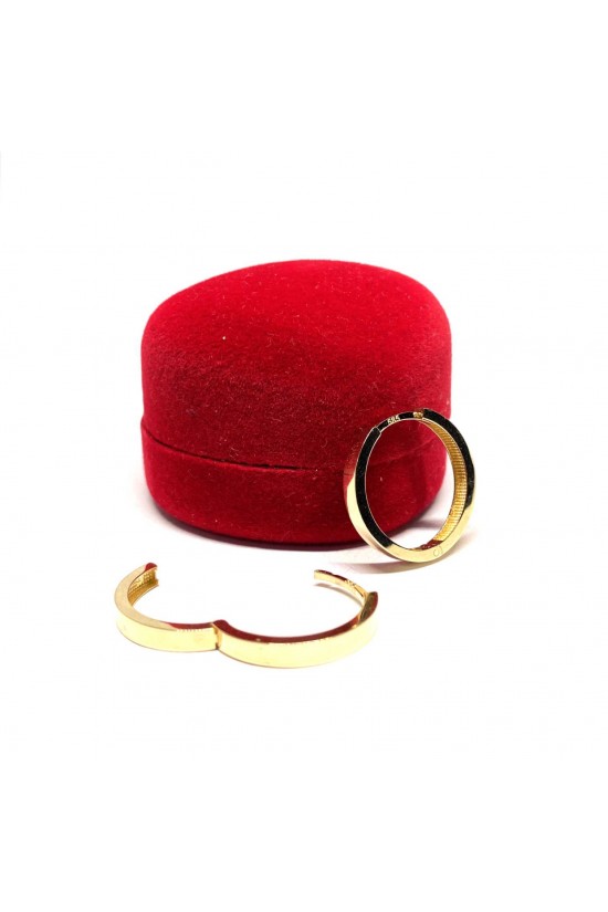 Altın Halka Küpe 14 Ayar - TK0384