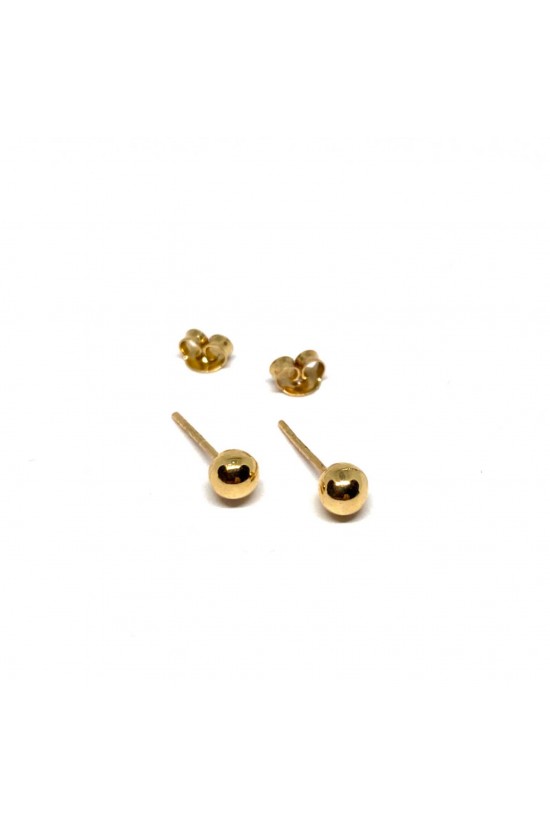 Altın 14 Ayar Top Küpe - TK0055 Altın 14 Ayar Top Küpe - TK0055
