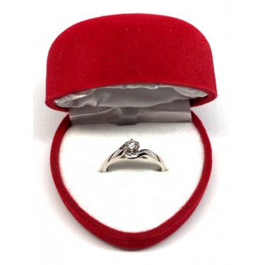 0,10 Karat Tektaş Pırlanta Yüzük - PY0010