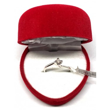 0,10 Karat Tektaş Pırlanta Yüzük - PY0016