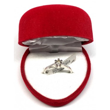 0,17 Karat Tektaş Pırlanta Yüzük - PY0022