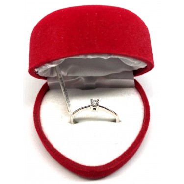 0,10 Karat Tektaş Pırlanta Yüzük - PY0026