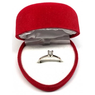 0,10 Karat Tektaş Pırlanta Yüzük - PY0031