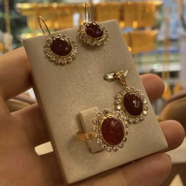 Altın Üçlü Set - KS0029