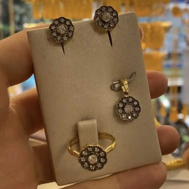 Altın Üçlü Set - KS0030