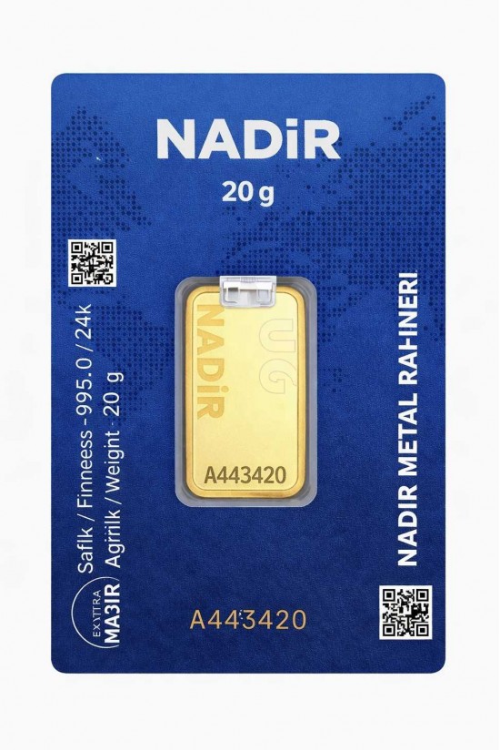 24 Ayar 20 Gr Gram Altın - ZY0004