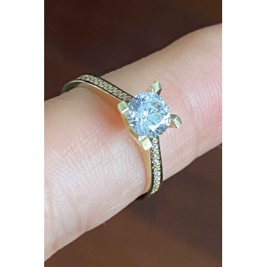 Tektaş Beştaş Elit Baget Altın Yüzükler - KY0677