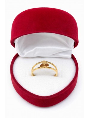 14 Ayar Minimal Yonca Yüzük - KY0683