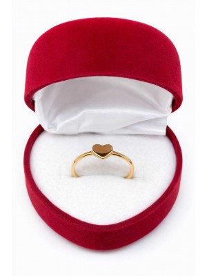 14 Ayar Minimal Kalpli Yüzük - KY0687