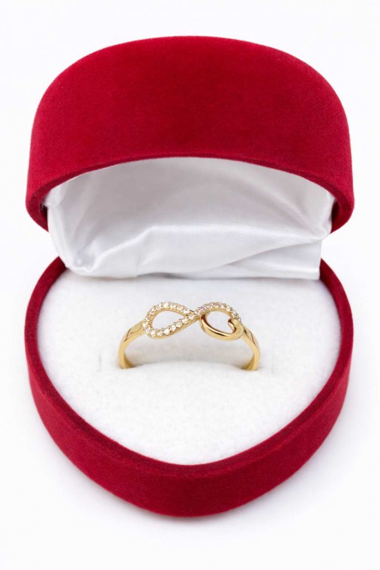 14 Ayar Taşlı Sonsozluk Yüzük - KY0692