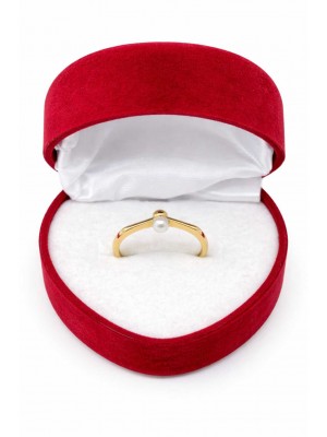 14 Ayar Minimal İncili Yüzük - KY0693