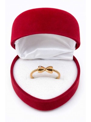 14 Ayar Minimal Kalpli Yüzük - KY0694