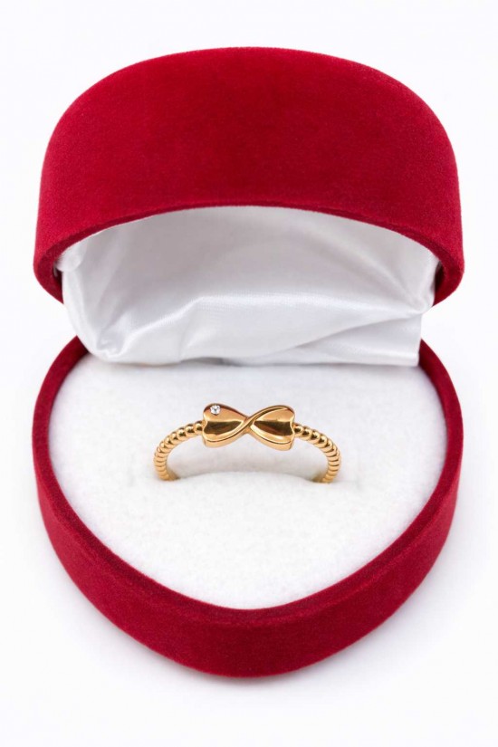 14 Ayar Minimal Kalpli Yüzük - KY0694