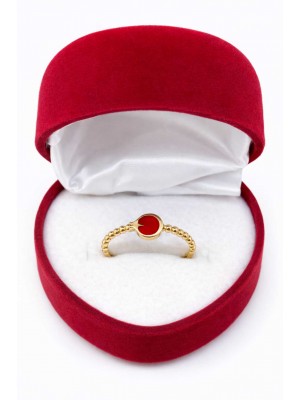 14 Ayar Minimal Ay Yıldızlı Yüzük - KY0695