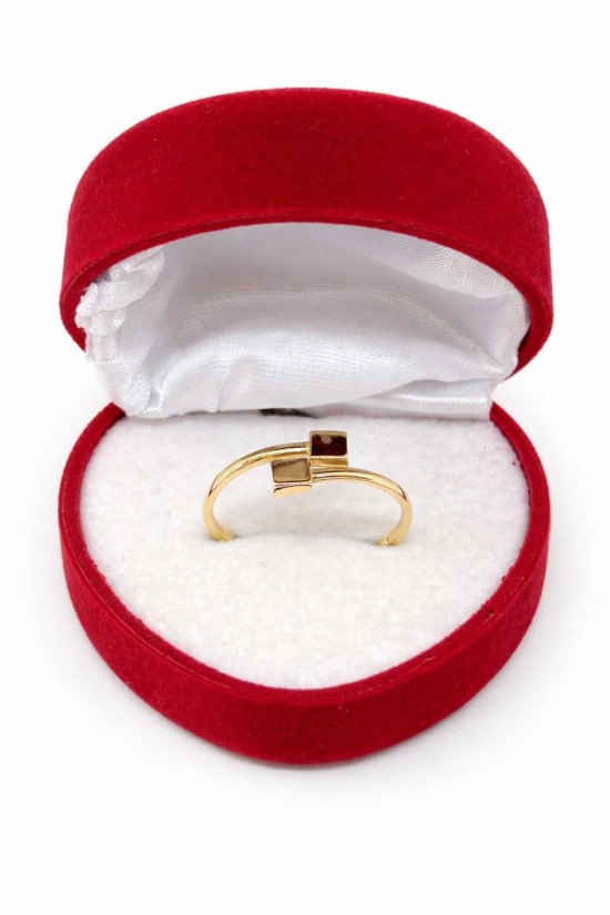 14 Ayar Küplü Minimal Yüzük - KY0704