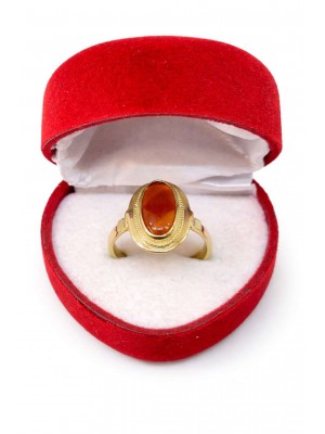 Renkli Taşlı Tektaş Beştaş Elit Baget Altın Yüzükler - KY0313