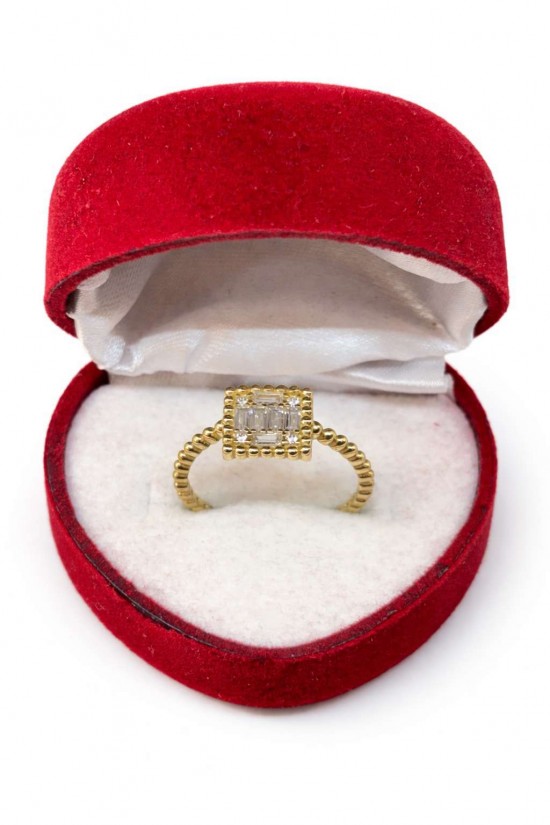 Tektaş Beştaş Elit Baget Altın Yüzükler - KY0222