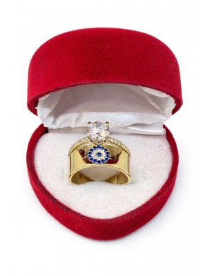 Tektaş Beştaş Elit Baget Altın Yüzükler - KY0165