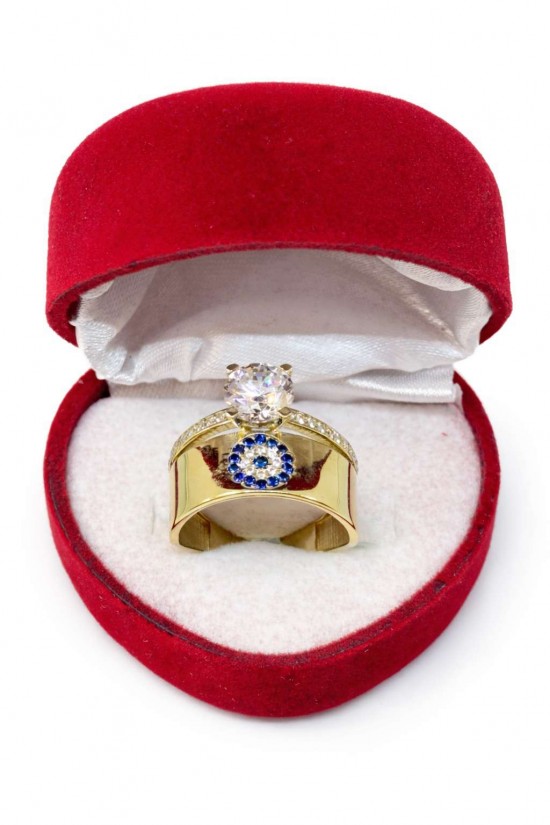 Tektaş Beştaş Elit Baget Altın Yüzükler - KY0165