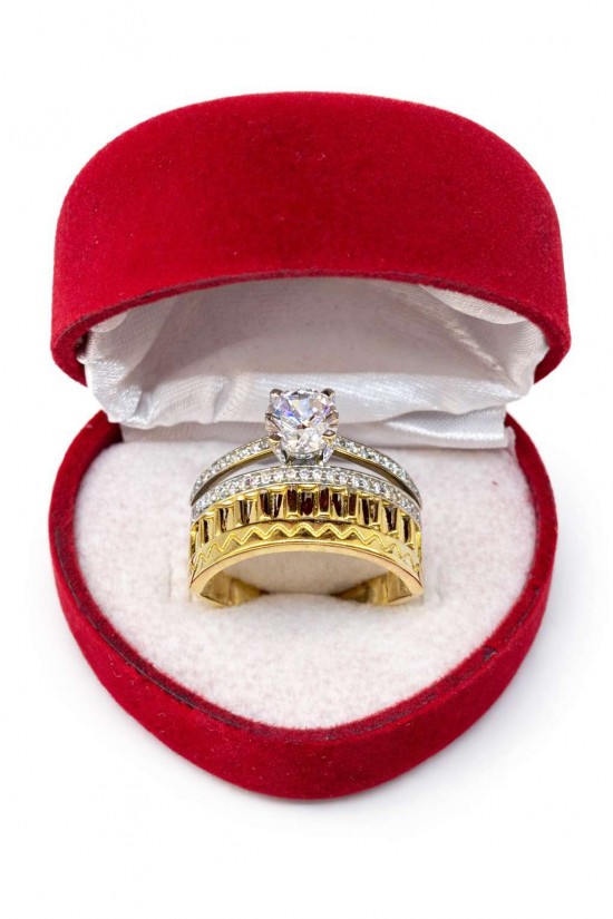 Tektaş Beştaş Elit Baget Altın Yüzükler - KY0170