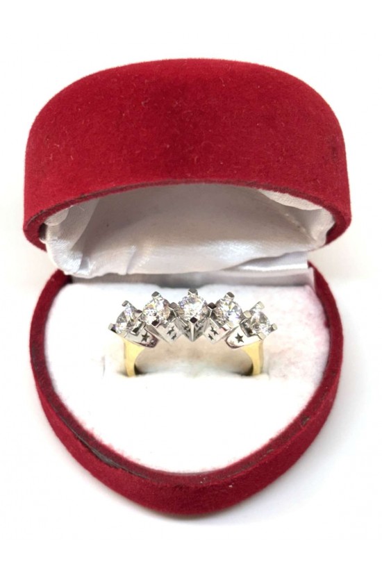 Tektaş Beştaş Elit Baget Altın Yüzükler - KY0392