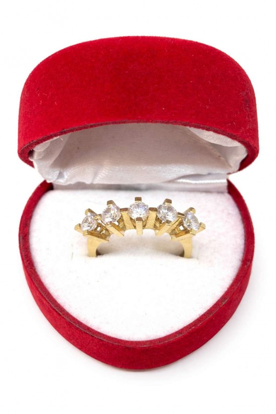 Tektaş Beştaş Elit Baget Altın Yüzükler - KY0384