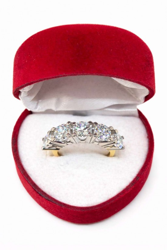 Tektaş Beştaş Elit Baget Altın Yüzükler - KY0389